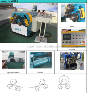 Solido Square/Rotonda In <span class=keywords><strong>Acciaio</strong></span> Bar Profilo Bender Idraulico 3 Rotolo di Tubo di Piegatura Della Macchina - Product Image 5