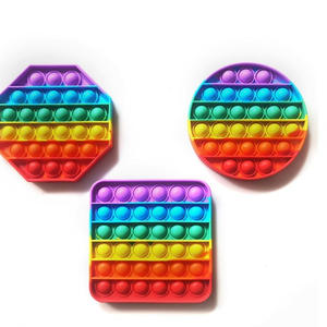ของเล่นป๊อปอิทสีรุ้ง บรรเทาความเครียด สร้างความสนุกและผ่อนคลาย สำหรับเด็กและผู้ใหญ่ - Product Image 4