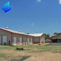 Estructura de Acero Metálica Prefabricada para Plantas Industriales, Taller de Bajo Costo, Fábrica