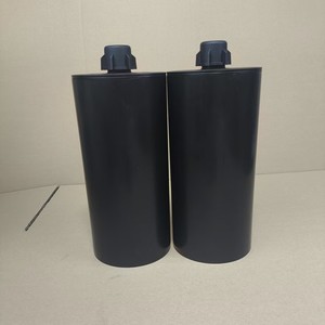 Seau cylindrique en plastique noir de 2,6 L, conteneur anti-fuite pour produits chimiques, diamètre 128 mm, finition mate, capacité 2600 ml - Product Image 1