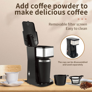 Machine à café 110V automatique mini en acier inoxydable électrique pour expresso et thé au lait - Product Image 4