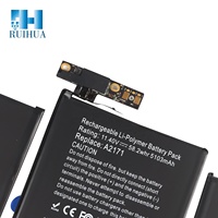 RUIHUA Batteries rechargeables batterie d'ordinateur portable A2171 11.41V 58.2WH 2019 ans pour macbook pro 13 ''A2159 Batterie pour ordinateur portable