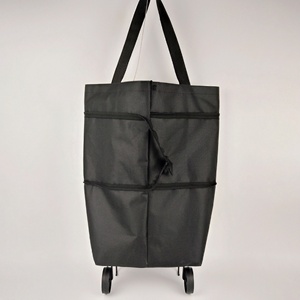 Portable Foldable 600d Oxford <strong>Trolley</strong> <strong>Shopping</strong> Cart <strong>Bag</strong> Reusable Rolling <strong>Shopping</strong> <strong>Bag</strong> With on 2 Wheels Vegetable for Superet - Product Image 4