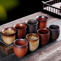 Tasse à café en céramique de grès japonais personnalisable Tasse à thé personnalisée avec logo gravé Mix Colors