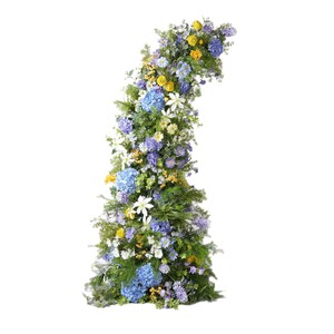 Arche de fleurs artificielles Greenway pour décoration de mariage, thème forêt, arrangement paysager personnalisé - Product Image 5