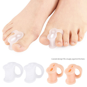 Nuovo Design Soft SEBS Gel Hallux Valugs ortotico Toe separatore, punta sovrapposizione pollice <span class=keywords><strong>ortopedico</strong></span> anello di correzione con EVA distanziatore - Product Image 6