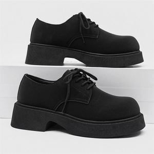 Nouvelles Chaussures Habillées de Luxe pour Hommes, Baskets à Plateforme Personnalisées, Chaussures Décontractées en Cuir à Lacets pour Hommes - Product Image 4