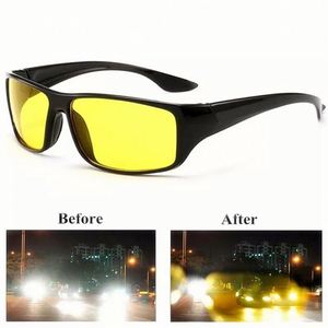 Lunettes de soleil de sport personnalisées avec logo, verres jaunes, anti-éblouissement, vision nocturne pour hommes et femmes - Product Image 2