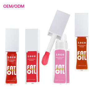 Vente en gros de cosmétiques scintillants de marque privée imperméables OCHAIN personnalisé votre marque huile pour les lèvres longue durée - Product Image 1