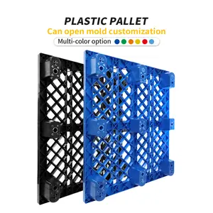 ZNPP003 Plastic Pallet Black Color For Export Disposable Cheap Plastic Pallet Light Duty Black Plastic Pallet