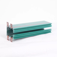 Barre de Conduite Électrique Enclosée 100A, Système de Barres de Busbar 4 Phases, Rails de Conducteurs Isolés