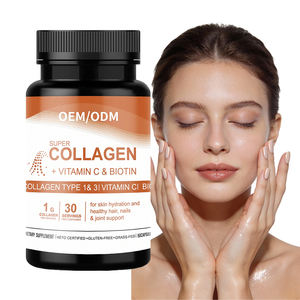 Cápsulas de Colágeno y Ácido Hialurónico OEM ODM para la Salud de la <span class=keywords><strong>Piel</strong></span> en Adultos, Péptidos Marinos, Vitamina C, Antioxidante, Vegano, Sin Azúcar, Halal - Product Image 1