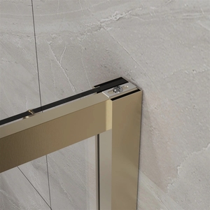 Porte de douche sans cadre Neo-Angle 2026 Factory D x 36 po W X 72 . Enclos d'angle pivotant H en or - Product Image 3