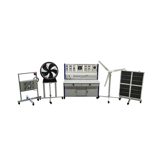 Training Kit in the Generation of Electricity With Photovoltaic and Wind Renewable Energy Vocational Training Teaching Equipment