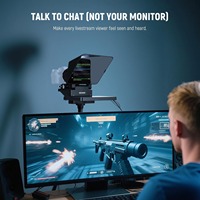 NEEWER X11 Téléprompteur 2-en-1 de 11 pouces avec écran de moniteur et fonction de mise en miroir pour PC et téléphone portable