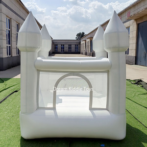 PVC silencioso Mini Tumble Casa de rebote trampolín niño Mini hermético blanco castillo hinchable silencioso interior niños gorila inflable - Product Image 4