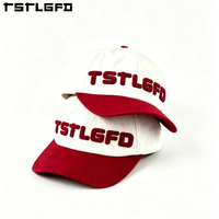 Gorra de Béisbol de 6 Paneles con Bordado Chenille y Logotipo Personalizado, Venta al Por Mayor, Gorra de Dos Tonos en Mezcla de Lana, Fabricante