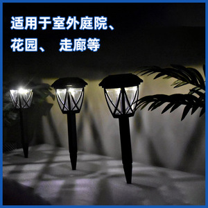 ไฟสวนพลังงานแสงอาทิตย์ HJ-087 แสงสีขาวอบอุ่น ไฟกันน้ำสำหรับกลางแจ้ง ไฟเสียบพื้นสำหรับสนามหญ้า ลานบ้าน และไฟตกแต่งภูมิทัศน์ - Product Image 4