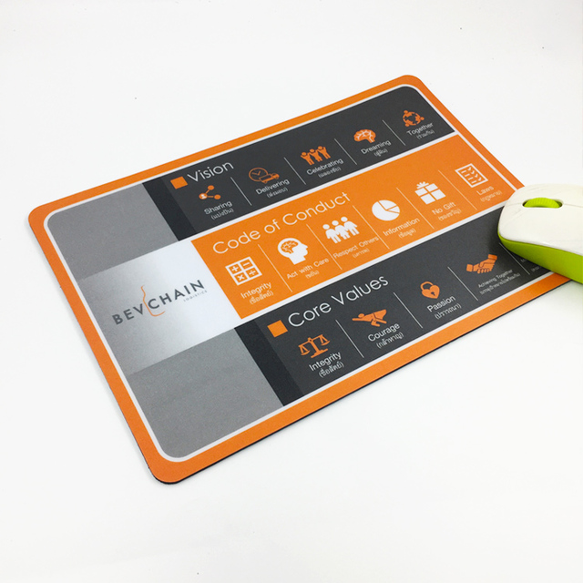 Manufacturer's Waterproof PVC Cartoon Gaming Mouse Pad Blank Supports Pattern Colour Custom Logo Printing Durable Plastic