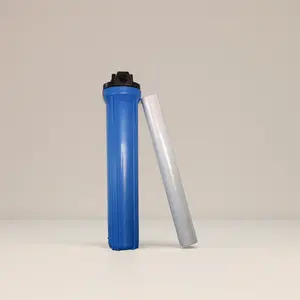 Cartouche bleue de boîtier de filtre à eau de précision de 20 pouces pour les machines de traitement de l'eau