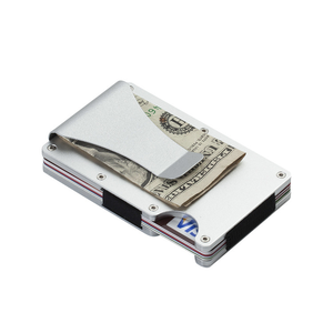 Chất lượng cao đơn giản nhôm người đàn ông của ví RFID chặn chủ thẻ tín dụng - Product Image 5
