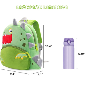 U931, venta al por mayor, <span class=keywords><strong>mochila</strong></span> suave bonita y resistente para niños pequeños, Mini bolsa de viaje de dibujos animados de <span class=keywords><strong>animales</strong></span> de felpa para bebés de 2 a 6 años, <span class=keywords><strong>mochila</strong></span> escolar para guardería para niños - Product Image 5