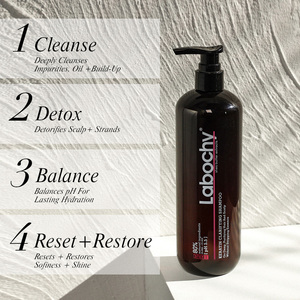 Shampoo clarifiant à la kératine anti-frisottis de qualité supérieure Labochy, nettoyage en profondeur, renforce les racines des cheveux, produits capillaires - Product Image 2