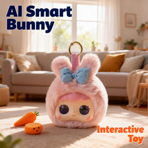 便携式情绪支持人工智能伴侣钥匙扣 超柔软毛绒玩具，带ChatGPT互动，用于缓解压力的玩具钥匙扣 - Product Image 2