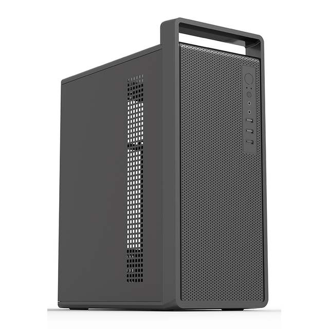 High Performance Mid Tower Atx Case Mesh Front Panel Computer Case Desktop PC Chassis Matx Computer Portable Pc case Support Fan