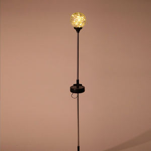 Lampu Taman tenaga surya bola kaca retak, lampu dekorasi Multi warna RGB, bola retak berubah warna, lampu taman tenaga surya, 6cm 8cm - Product Image 2