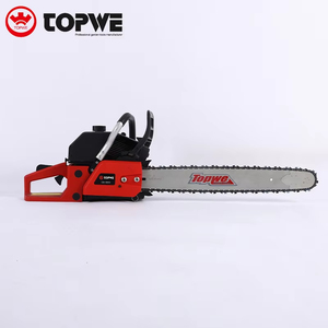 TOPWE Wholesale Petrol Chain Saw Professional Wood <b>Cutting</b> <b>Machine</b> 82cc 2 Stroke Chain Saw for <b>Cutting</b> <b>Trees</b> - Product Image 3