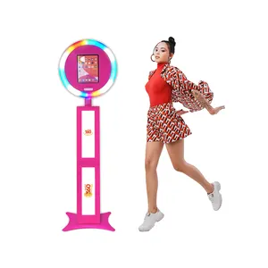 Thiết kế mới Barbie màu hồng 2023 iPad photobooth Shell miễn phí tùy chỉnh iPad ảnh kỹ thuật số Booth đứng để bán