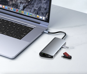 Ikatak mới 9 trong 1 <span class=keywords><strong>USB</strong></span> 3.0 PD <span class=keywords><strong>USB</strong></span> C Docking Station cổng <span class=keywords><strong>Ethernet</strong></span> Loại C để <span class=keywords><strong>USB</strong></span> <span class=keywords><strong>Hub</strong></span> kho có sẵn - Product Image 3