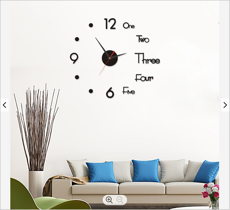 Современный дизайн, простые в сборке наклейки, настенные декоративные акриловые большие 3D бескаркасные настенные часы «сделай сам» для гостиной, спальни