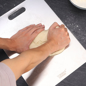 Đa Mục Đích Nhà Bếp Thép Không Gỉ Cắt Board Thớt <span class=keywords><strong>Butcher</strong></span> Khối Cho Thực Phẩm Chuẩn Bị - Product Image 4