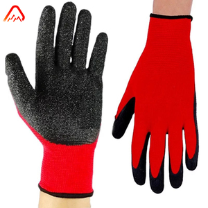 Mẫu Miễn Phí Đa-Mục Đích An Toàn Làm Việc Găng Tay Nhăn <span class=keywords><strong>Latex</strong></span> Tay Lớp Phủ Cho Xây Dựng Kho Làm Vườn - Product Image 6