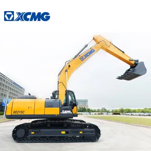 XCMG official XE215C 21 tons medium excavator rc hydraulic excavator for sale