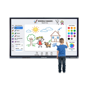 Panel Interactivo Inteligente de 55, 65, 75, 85, 86, 98, 100 y 110 Pulgadas para Capacitación en Aulas Modernas con Tecnología de Pantalla Táctil - Product Image 1