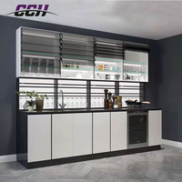Armoire à volets roulants intelligente pour cuisine |   Porte à persiennes électriques |   Volet roulant motorisé en aluminium pour armoires murales