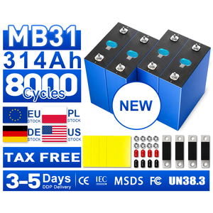 Baterai Lithium Ion Prismatis LiFePO4 Grade A MB31 314Ah 8000 Siklus Waktu 3.2V 314Ah 330Ah untuk Penyimpanan Energi - Product Image 1