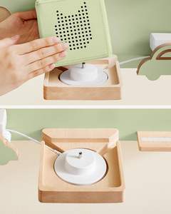 Étagère murale décorative rustique en acier allié et bois <span class=keywords><strong>SONGMICS</strong></span> pour 35 figurines, salons d'enfants, montage facile GKR801C10 - Product Image 6