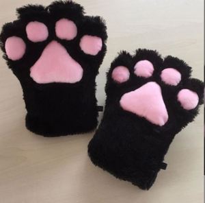 Gants Adorables Patte de Chat – Meilleure Vente à l'Étranger – Accessoires de Performance Cosplay en Peluche Douce Remplis de Coton PP - Product Image 3
