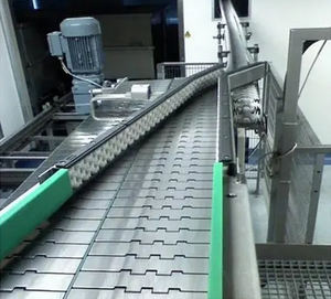 Şişe Can gıda içecek özel konveyör otomatik üst zincir konveyör plastik modüler/<span class=keywords><strong>Slat</strong></span> zinciri plaka konveyör bandı sistemi - Product Image 5