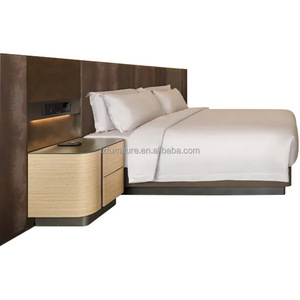 <b>Cheap</b> Hotel King Bed Set Complete Bedroom Furniture With Wood Frame Upholstered Headboard <b>Sofa</b> Table Chair Mattress & Bed sheets - Product Image 2