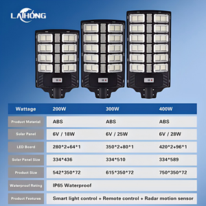 Lampadaire <span class=keywords><strong>solaire</strong></span> LED extérieur haute luminosité intégré 200W 300W 400W, éclairage <span class=keywords><strong>solaire</strong></span> tout-en-un à économie d'énergie, projecteur <span class=keywords><strong>solaire</strong></span> 1000W - Product Image 3