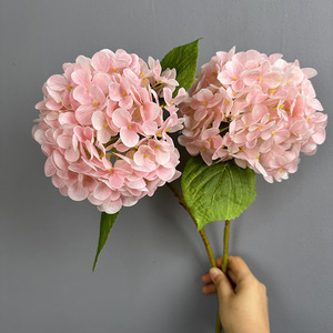 Arrangement de fleurs artificielles <span class=keywords><strong>Hortensia</strong></span> style vintage, <span class=keywords><strong>Hortensia</strong></span> vert de qualité supérieure au toucher réel, <span class=keywords><strong>bouquet</strong></span> longue durée - Product Image 5