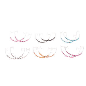 Chaîne décorative colorée pour appareils dentaires, modèle de support dentaire complet pour la thérapie buccale, équipement et accessoire tendance - Product Image 2