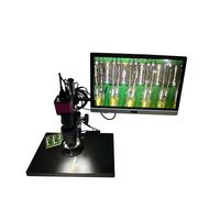 Microscope vidéo industriel de qualité avec caméra 2MP, écran 1080P, écran 21 pouces