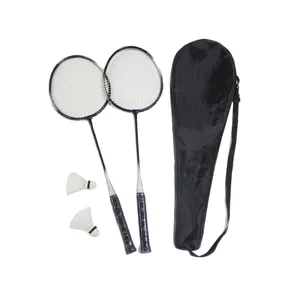 Trasporta il sacchetto di imballaggio di alta qualità di badminton set 2 giocatori racchetta da badminton set con volani