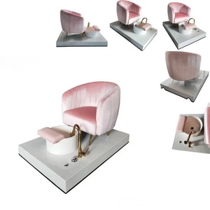 Kisen 2025 Nuevo Equipo de Salón de Uñas de Lujo Color Rosa, Silla de Pedicura y Manicura, Sillas de Masaje para Spa de Pies en Venta - Product Image 2